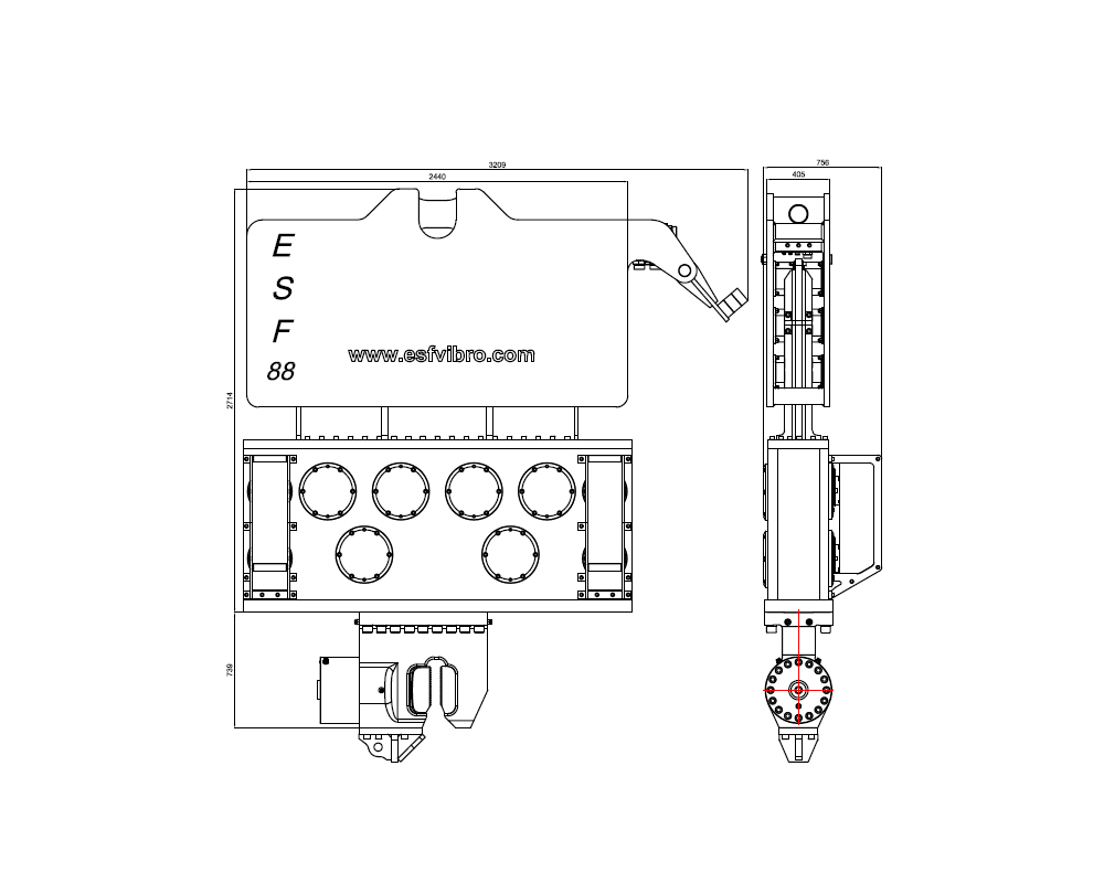 ESF88NF Serbest Salınım Vibro Çakıcı 3